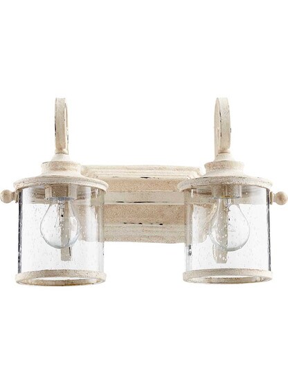 San Miguel 2-Light Vanity in Persian White.